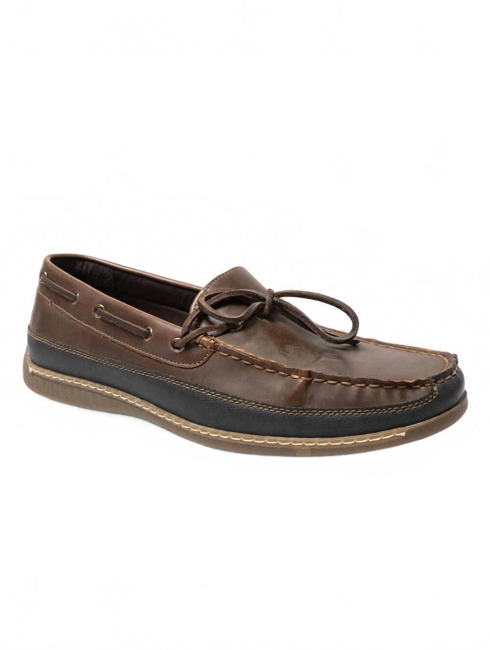 NEW IZOD men's heller loafer in dark brown